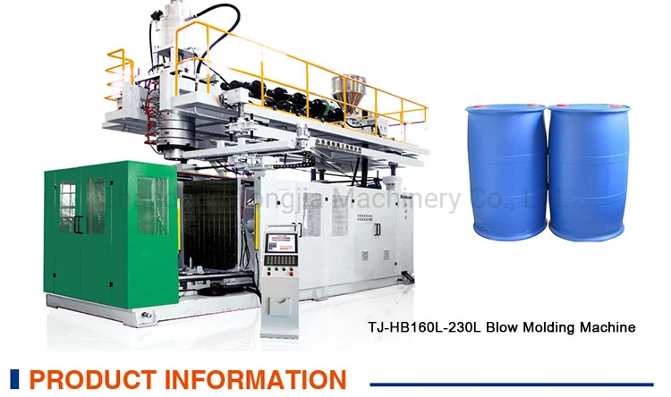 PE Plastic Bottle Blow Moulding Machine 160L 220L 230L Plastic Barrel Drums Extrusion Blow Molding Machine Gallon Bottle Chemical Bucket Blow Molding Machine